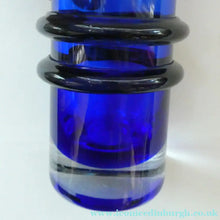 Load image into Gallery viewer, SCOTTISH GLASS. Vintage 1960s Caithness Glass Double Ring or Hoop Vase. Designed by Domhnall O Broin
