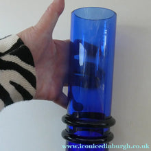 Load image into Gallery viewer, SCOTTISH GLASS. Vintage 1960s Caithness Glass Double Ring or Hoop Vase. Designed by Domhnall O Broin
