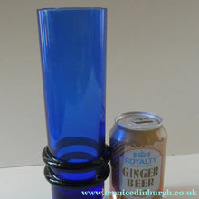 Load image into Gallery viewer, SCOTTISH GLASS. Vintage 1960s Caithness Glass Double Ring or Hoop Vase. Designed by Domhnall O Broin
