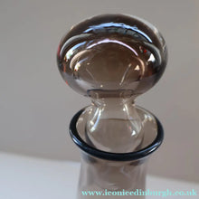 Load image into Gallery viewer, Scottish Glass. 1970s Four Caithness Canisbay Small Peat Space Age Glasses. Plus Lybster Decanter - British Glass
