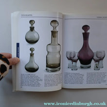 Load image into Gallery viewer, Scottish Glass. 1970s Four Caithness Canisbay Small Peat Space Age Glasses. Plus Lybster Decanter - British Glass
