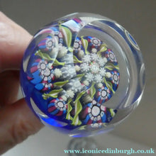 Load image into Gallery viewer, Vintage Perthshire Millefiori Inkwell or Perfume Bottle (PP83). 7 1/2 inches in height
