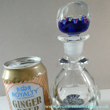 Load image into Gallery viewer, Vintage Perthshire Millefiori Inkwell or Perfume Bottle (PP83). 7 1/2 inches in height
