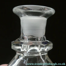 Load image into Gallery viewer, Vintage Perthshire Millefiori Inkwell or Perfume Bottle (PP83). 7 1/2 inches in height
