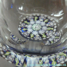 Load image into Gallery viewer, Vintage Perthshire Millefiori Inkwell or Perfume Bottle (PP83). 7 1/2 inches in height
