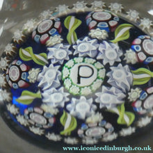 Load image into Gallery viewer, Vintage Perthshire Millefiori Inkwell or Perfume Bottle (PP83). 7 1/2 inches in height
