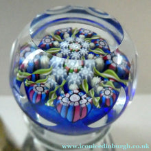 Load image into Gallery viewer, Vintage Perthshire Millefiori Inkwell or Perfume Bottle (PP83). 7 1/2 inches in height
