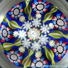 Load image into Gallery viewer, Vintage Perthshire Millefiori Inkwell or Perfume Bottle (PP83). 7 1/2 inches in height

