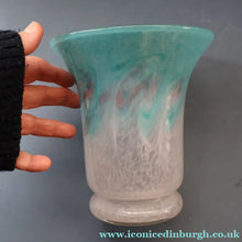 Load image into Gallery viewer, SCOTTISH GLASS by VASART. Fine 1950s Large Art Glass Vase. 7 inches in height
