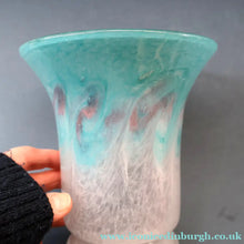 Load image into Gallery viewer, SCOTTISH GLASS by VASART. Fine 1950s Large Art Glass Vase. 7 inches in height
