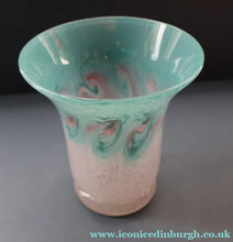 Load image into Gallery viewer, SCOTTISH GLASS by VASART. Fine 1950s Large Art Glass Vase. 7 inches in height
