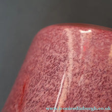 Load image into Gallery viewer, SCOTTISH GLASS by VASART. Fine 1950s Vintage Large Art Glass Vase, 1950s. 7 1/2 inches in height. Etched signature
