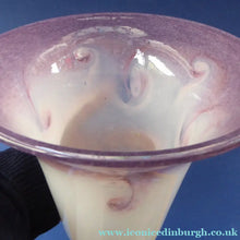 Load image into Gallery viewer, Scottlsh Vase. 1950s Trumpet Shape Vase. VASART GLASS Signed
