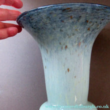 Load image into Gallery viewer, 1950s Scottish Glass Vase. Signed Vasart 
