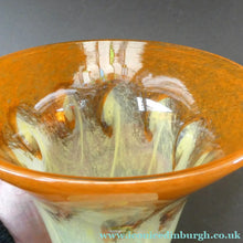 Load image into Gallery viewer, Fine Vintage Large Art Glass Vase, 1940s or 1950s. 7 1/2 inches in height  Vasart Scottish Glass
