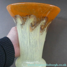 Load image into Gallery viewer,  Fine Vintage Large Art Glass Vase, 1940s or 1950s. 7 1/2 inches in height 
