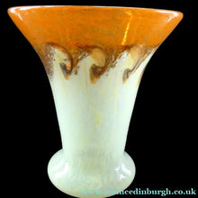 Load image into Gallery viewer, Fine Vintage Large Art Glass Vase, 1940s or 1950s. 7 1/2 inches in height  Vasart Scottish Glass
