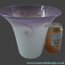 Load image into Gallery viewer, Scottlsh Vase. 1950s Trumpet Shape Vase. VASART GLASS Signed
