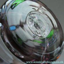 Load image into Gallery viewer, PAIR of Caithness CANISBAY LARGE Amethyst Coloured Wine Glasses. Space Age Shape. 5 3/4 inches in height
