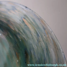 Load image into Gallery viewer, SCOTTISH GLASS. Collectable 1930s Monart Plate with Shallow Dip. 7 1/2  inches (D)
