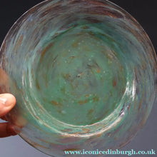 Load image into Gallery viewer, SCOTTISH GLASS. Collectable 1930s Monart Plate with Shallow Dip. 7 1/2  inches (D)
