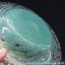 Load image into Gallery viewer, SCOTTISH GLASS. Collectable 1930s Monart Plate with Shallow Dip. 9 1/4  inches (A)
