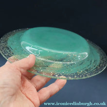 Load image into Gallery viewer, SCOTTISH GLASS. Collectable 1930s Monart Plate with Shallow Dip. 9 1/4  inches (B)

