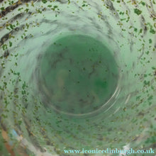 Load image into Gallery viewer, SCOTTISH GLASS. Collectable Small PAIR of 1930s Monart Bowls. Aqua with Silver Aventurine (H)
