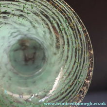 Load image into Gallery viewer, SCOTTISH GLASS. Collectable Small PAIR of 1930s Monart Bowls. Aqua with Silver Aventurine (I)
