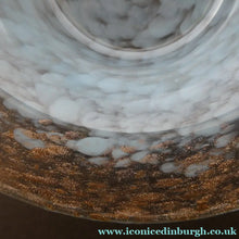 Load image into Gallery viewer, SCOTTISH GLASS. Fabulous 1920s Antique Monart Shallow Bowl with Rim
