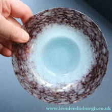 Load image into Gallery viewer, SCOTTISH GLASS. Fabulous 1920s Antique Monart Shallow Bowl with Rim. 5 3/4 inches

