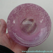 Load image into Gallery viewer, SCOTTISH GLASS. Fabulous 1920s Antique Scottish Monart Shallow Bowl with Rim. 5 3/4 inches
