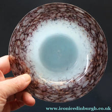 Load image into Gallery viewer, SCOTTISH GLASS. Fabulous 1920s Antique Monart Shallow Bowl with Rim. 5 3/4 inches

