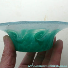 Load image into Gallery viewer, SCOTTISH GLASS. Fabulous 1920s Antique Monart Shallow Bowl with Rim
