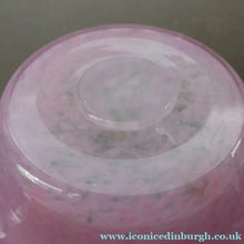 Load image into Gallery viewer, SCOTTISH GLASS. Fabulous 1920s Antique Scottish Monart Shallow Bowl with Rim. 5 3/4 inches
