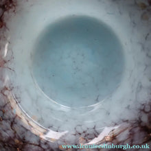 Load image into Gallery viewer, SCOTTISH GLASS. Fabulous 1920s Antique Monart Shallow Bowl with Rim. 5 3/4 inches

