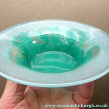 Load image into Gallery viewer, SCOTTISH GLASS. Fabulous 1920s Antique Monart Shallow Bowl with Rim
