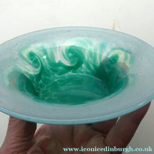 Load image into Gallery viewer, SCOTTISH GLASS. Fabulous 1920s Antique Monart Shallow Bowl with Rim
