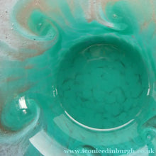 Load image into Gallery viewer, SCOTTISH GLASS. Fabulous 1920s Antique Monart Shallow Bowl with Rim. 5 3/4 inches - British Glass
