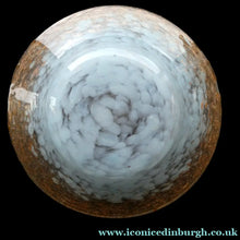 Load image into Gallery viewer, SCOTTISH GLASS. Fabulous 1920s Antique Monart Shallow Bowl with Rim
