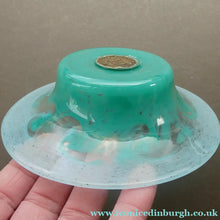 Load image into Gallery viewer, SCOTTISH GLASS. Fabulous 1920s Antique Monart Shallow Bowl with Rim
