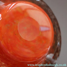 Load image into Gallery viewer, SCOTTISH GLASS. Fabulous 1920s Antique Monart Shallow Bowl with Rim. 7 1/4 inches
