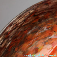 Load image into Gallery viewer, SCOTTISH GLASS. Fabulous 1920s Antique Monart Shallow Bowl with Rim. 7 1/4 inches
