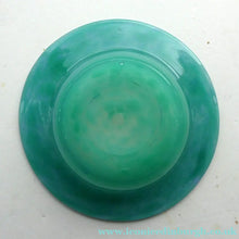 Load image into Gallery viewer, SCOTTISH GLASS. Fabulous 1920s Miniature Antique Scottish Monart Shallow Bowl with Rim. 3 1/2 inches
