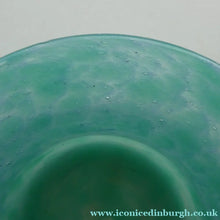 Load image into Gallery viewer, SCOTTISH GLASS. Fabulous 1920s Miniature Antique Scottish Monart Shallow Bowl with Rim. 3 1/2 inches
