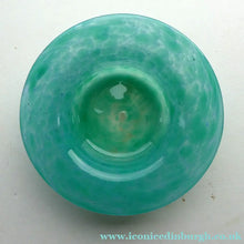 Load image into Gallery viewer, SCOTTISH GLASS. Fabulous 1920s Miniature Antique Scottish Monart Shallow Bowl with Rim. 3 1/2 inches
