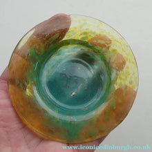 Load image into Gallery viewer, SCOTTISH GLASS. Fabulous 1920s Miniature Antique Monart Shallow Bowl with Rim
