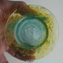 Load image into Gallery viewer, SCOTTISH GLASS. Fabulous 1920s Miniature Antique Monart Shallow Bowl with Rim
