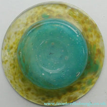 Load image into Gallery viewer, SCOTTISH GLASS. Fabulous 1920s Miniature Antique Monart Shallow Bowl with Rim

