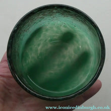 Load image into Gallery viewer, SCOTTISH GLASS. Fabulous 1920s Small Antique Scottish Monart Glass Bowl with Straight Sides. Diameter 3 3/4 inches
